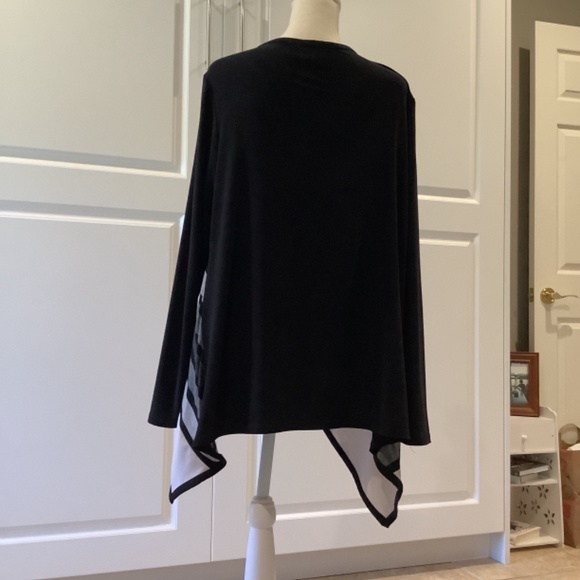 Joseph Ribkoff Size 12 Black and White - Picture 2 of 2